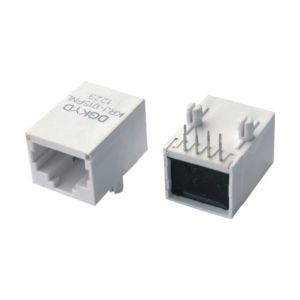 single port 10/100 BASE unshielded Ethernet RJ45 Connector with transformer ,