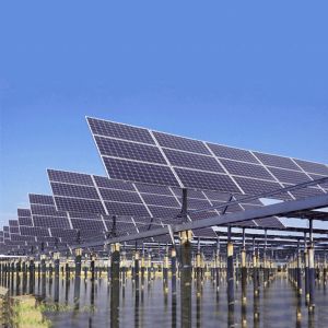 Precast Pile Fishing Light Complementary Solar Pv Mounting Systems Customized