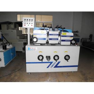 ISO9001 1320mm Width Plastic Metal Three Roll Coating Machine