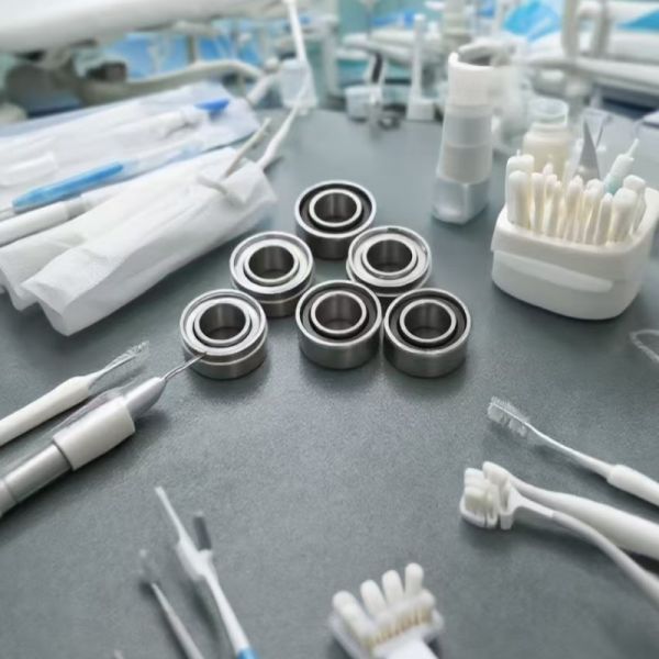 SR144TLZWKN 3.175*6.35*2.78 High Speed Dental Bearing Torlon Cage Noise Level Less than 30 dB