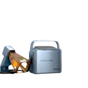 20W Small Handheld Laser Fiber Marking Machine Portable Mini Fiber Optic Engraving for Lettering Coding Supports DXF PLT BMP