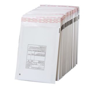 Kraft Bubble Lined Mailers 165x255 #B6 , White Padded Mailing Envelopes