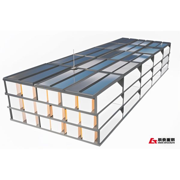 Industrial Steel Frame Multi Storey Buildings Customized Steel Apartment Building