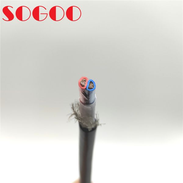 D type Zhongli 2586 2×6mm2 600V 2×10AWG RRU power cable