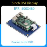 5.0 Inch Raspberry Pi Module 800*480 MIPI IPS TFT DSI Multi Touch LCD Module