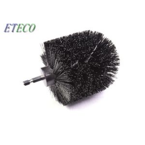 Black 3 Pcs Power Scrubber Brush Set Heavy Duty Stiff Bristle Non Scratchy