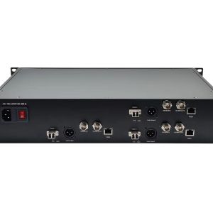 12G SDI Over Single Mode Fiber Transmitter and Receiver Extender Kits With XLR