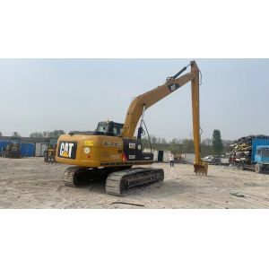 0.52 M³ Bucket Capacity Used Caterpillar 320d Excavator With Long Arm