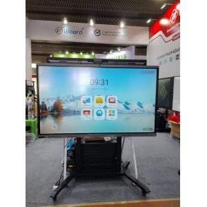 Factory Direct IBoard TE-QS Series Android 14 8+128G Interactive Flat Panel Display All In One Windows System Optional Wireless Screen Projection Interactive Whiteboard For Office Conference Meeting