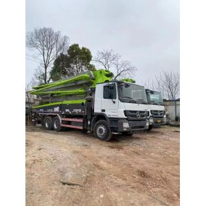 Construction Machinery Zoomlion 47m Used Concrete Pump with 1370mm Feeding