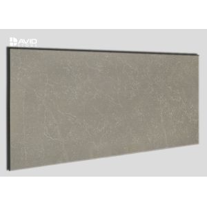 Durability Gray Quartz Slab With White Veins For Making Kitchen Vanity Tops