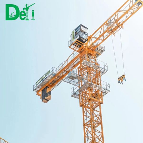 100 Meters Max Lifting Zoomlion 6013-6A Manipulator Tower Crane Low Maintenance