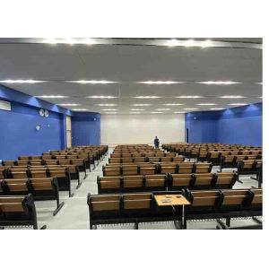 Lecture Hall College Chair And Desk Folded Soft Cushion