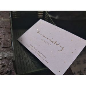 High End Debossed Business Card Printing , Emboss Name Card 620gsm Paper Weight