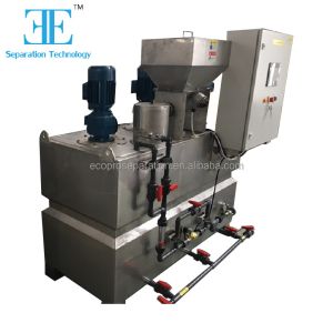 Wastewater Treatment Polymer Dosing Unit SUS304 SUS316 Poly Dosing Tank