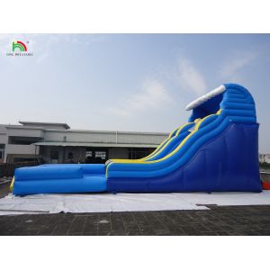 Commercial Inflatable Bouncers Jumping Castles With Pool And Slide Combo