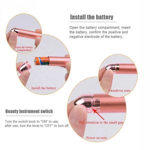 SGS T Type DC 1.5V 6000VPM Vibration 24k Beauty Bar