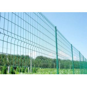 2 Inch Aperture Welded Steel Mesh Panels with 2 Curved Edges and 2500LBS Weight