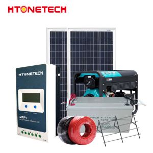 HTONETECH 3Kw 8KW 10KW PV Solar Power Systems Small Off Grid Solar System