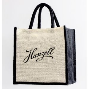 Jute big bag,jute tote with front pocket,tote box,laminated jute bag,Excellent