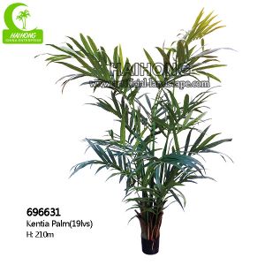 Cheap All Season Height 210cm Artificial Tropical Tree With Pot for sale