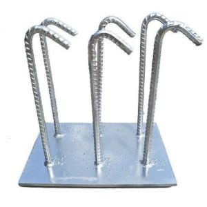 4 Hole Galvanized Embedded Plate With Round/Square/Rectangular Shape