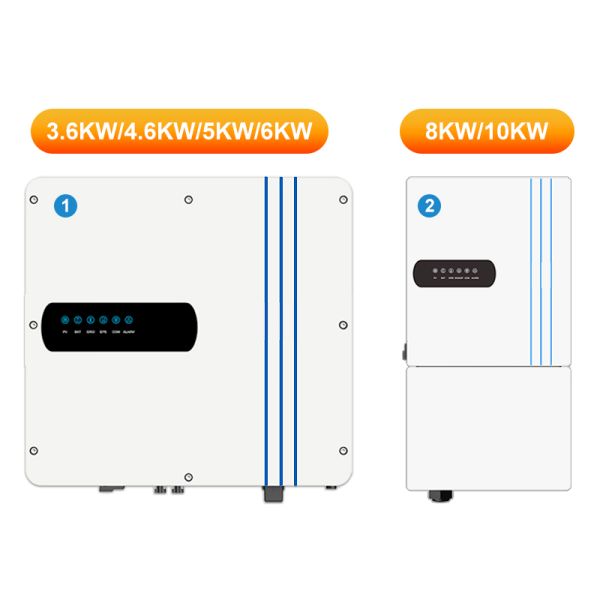 Single Phase 4.6KW hybrid solar inverter 48V hybrid inverter On/Off grid hybrid inverter