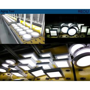 LED Surface Panel Ceiling Light - 24W - Square - Warm White