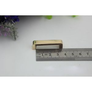 Bag accessories nickel color 31 mm zinc alloy metal arch bridge with hanging