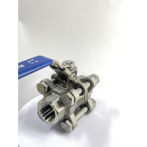 China NPT Bsp BSPT Female Thread Screwed Full Bore Butt Weld Industrial Threaded Ball Valve on sale