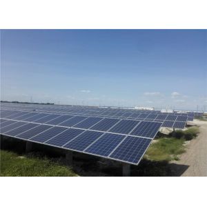 Durable Adjustable Mounting System 15-55 Degree Ground Solar Pole Support