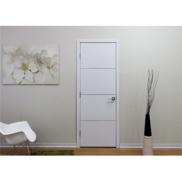 Quality White Color Wood Composite Door Inner Frame Material Apartment Bedroom Application wholesale