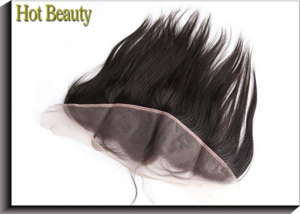 Quality Non Remy Human Hair 8 Inch Ear to Ear Top Lace Frontal Smooth Straight wholesale