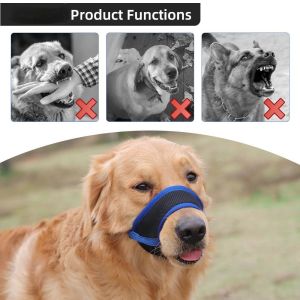Pet Mask Anti-barking and Anti-biting Dog Muzzle Breathable Mesh Pet Muzzle Anti