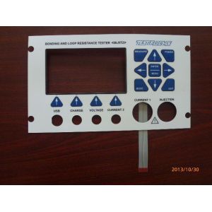 Custom PET Waterproof Flexible Membrane Overlay Panels With 3m Adhesive