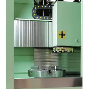 Servo Turret CNC Vertical Lathe Machine With 600kg Load Capacity