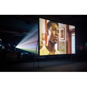 Outdoor Portable Fast Folding Projector Screen With Adjustable Leg For Home Yard