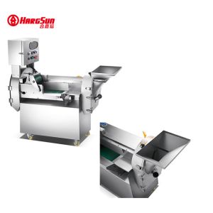 Double Head Automatic Vegetable Cutting Machine 200-1000kg/h 2700W