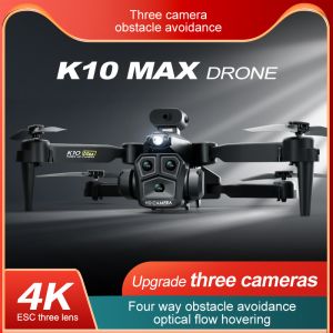 Experience the Ultimate Aerial View K10 Max Drone with Three Cameras Four-way