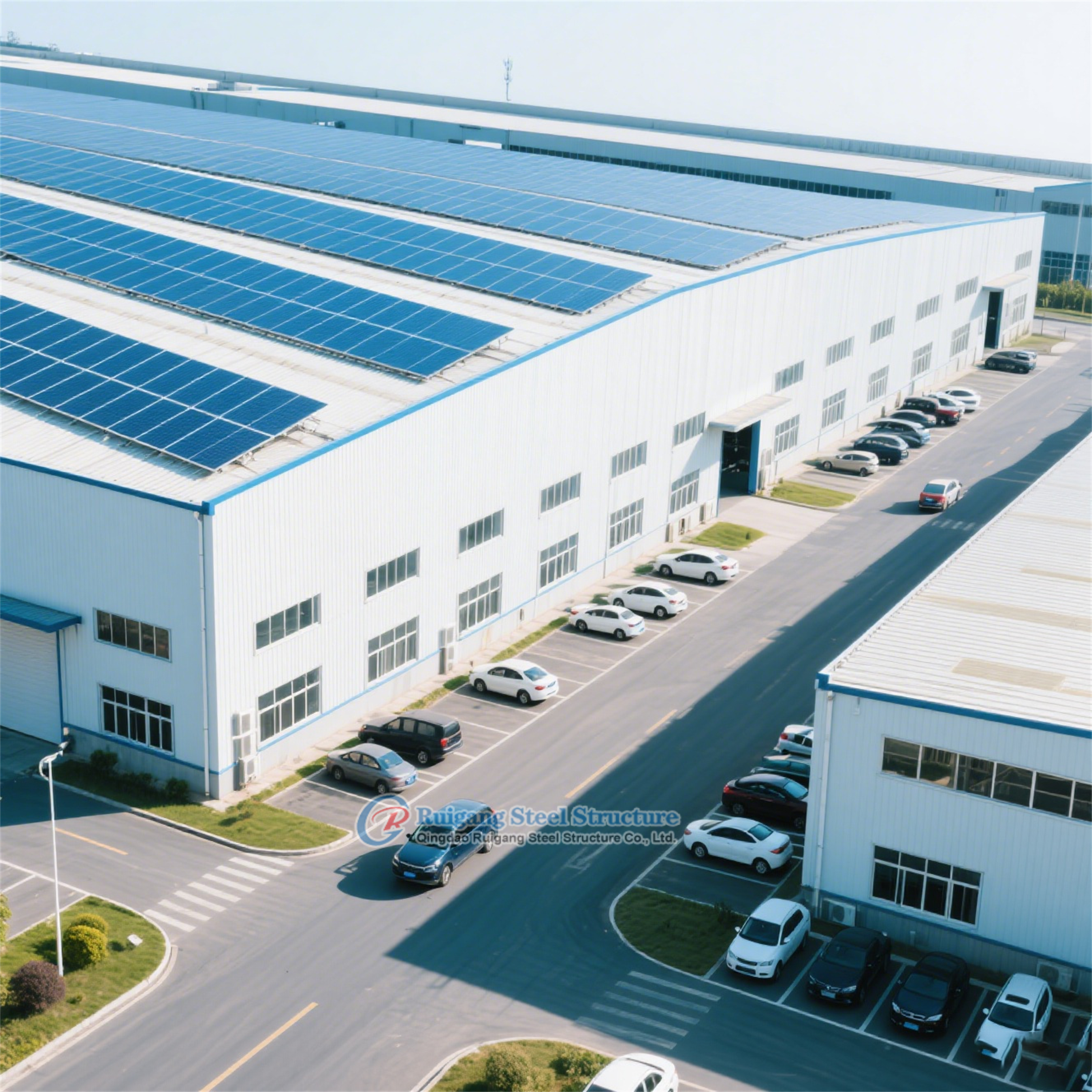 Cheap Custom Steel Structure Warehouse with Insulated Sandwich Panels for sale