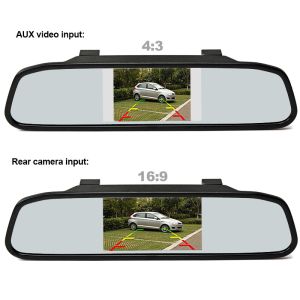 Video Parking Sensor Car Backup Camera Mirror 12V - 24V Input Power EV-500RV-C