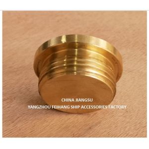 Pipe Sounding cap for Marine Application. Sounding Plug Brass.