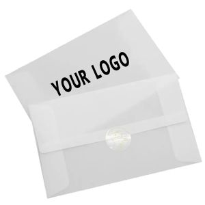 Biodegradable Self Adhesive Seal Waxed Paper Envelopes With Custom Logo