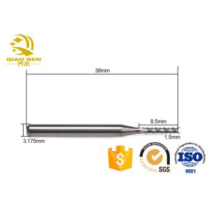 China Stainless Steel Rounded Edge End Mill 3 Flute Carbide End Mills Anti - Breakage Edge on sale