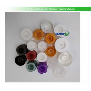 Flip Top Plastic Screw Caps Diameter 13.5mm ~ 40mm Non Spill For Empty Cosmetic