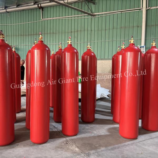 Quality Customized Argonite IG55 Inert Gas Fire Suppression System Cylinder With Flame Detection wholesale