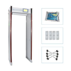 Outdoor Walk Through Metal Detector 33 Zone UZ800 7 Inch LCD Screen 300
