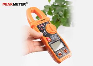 China Smart AC Digital Clamp Multimeter Tester , Continuity Electrical Clamp Meter on sale