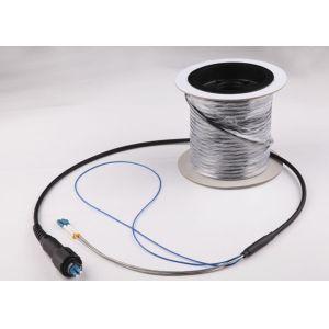 Salt Mist Proof MTP MPO Patch Cord High Shock Resistance With Pulling Eye