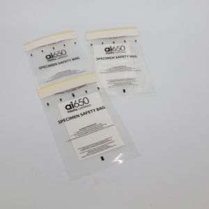Cheap Ai 650 Clear Self Adhesive Seal Specimen Bag Accept Custom for sale